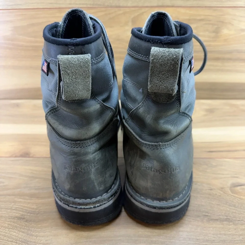 Patagonia X Danner Foot Tractor Felt Bottom Wading Boots Mens 12 M Grey USA Made